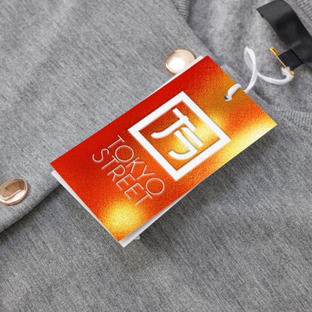 metallic hang tags vibrant